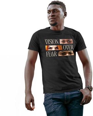 Fighterhero Printed Men Round Neck Grey T-Shirt