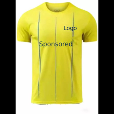 UNIQ Printed Men Round Neck Yellow T-Shirt