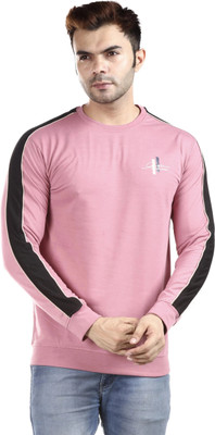 E-MAX Solid Men Round Neck Multicolor T-Shirt
