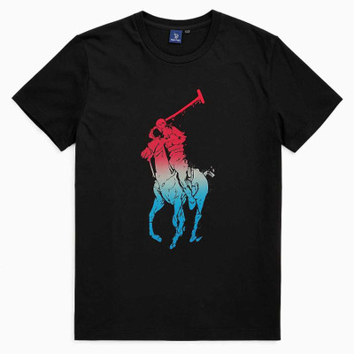 galaxo Graphic Print Men Crew Neck Black T-Shirt