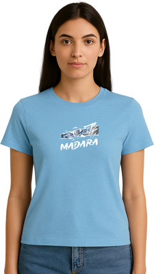 Buddy Collection Solid Women Round Neck Light Green T-Shirt