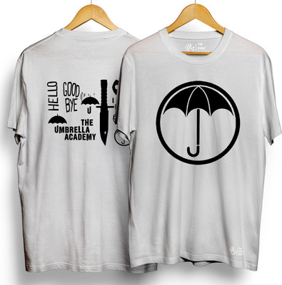 THE PRINT PLATTER Graphic Print Men Round Neck White T-Shirt