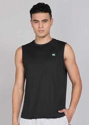 HRX by Hrithik Roshan Graphic Print Men Round Neck Black T-Shirt