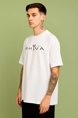 DESIREBEL Solid Men Round Neck White T-Shirt
