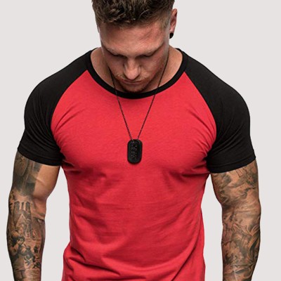 The Million Club Printed Men Round Neck Red T-Shirt