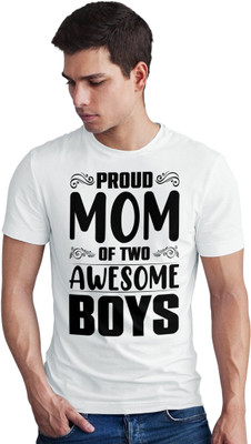 Seek Buy Love Printed Men Round Neck White T-Shirt