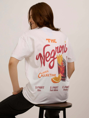 OUTZIDR Solid Women Round Neck White T-Shirt