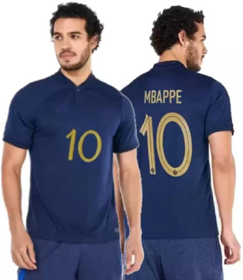 YUTU Printed Men Round Neck Dark Blue T-Shirt