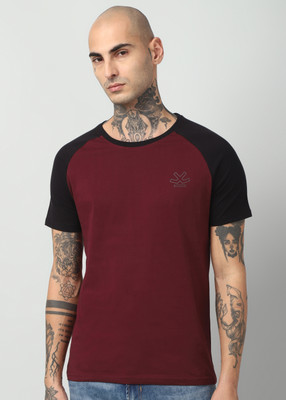 WROGN Solid Men Crew Neck Multicolor T-Shirt