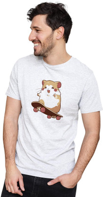 KRYONIX Graphic Print Men Round Neck White T-Shirt