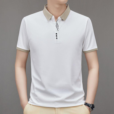SHUBHAM CREATION Solid Men Polo Neck White T-Shirt