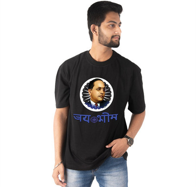 keikovastra Graphic Print Men Round Neck Black T-Shirt
