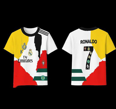 DOSTITCH Printed Men Round Neck Multicolor T-Shirt