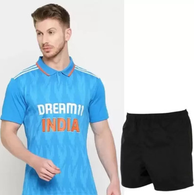 YUTU Printed, Typography Men Polo Neck Multicolor T-Shirt