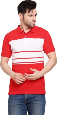 SCOTT INTERNATIONAL Striped Men Polo Neck Multicolor T-Shirt