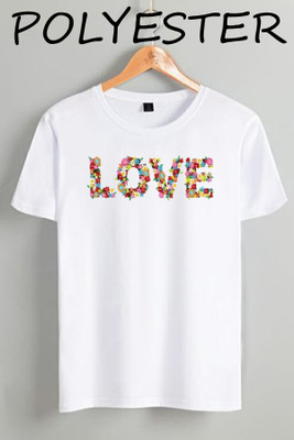 Tee Gallery Typography Men Round Neck White T-Shirt