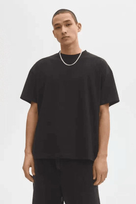 MIT Bharat Solid Men Round Neck Black T-Shirt