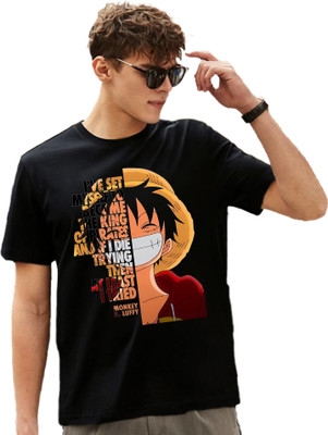 DRIZZLE CLICKS Graphic Print Men Round Neck Multicolor T-Shirt