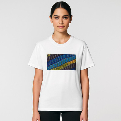 THREADTANTRUMS Printed Women Round Neck White T-Shirt