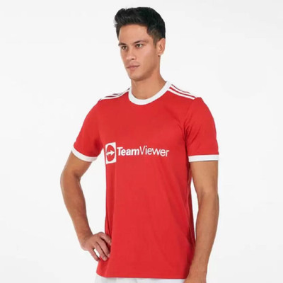 UNIQ Printed, Typography Men Round Neck Red T-Shirt