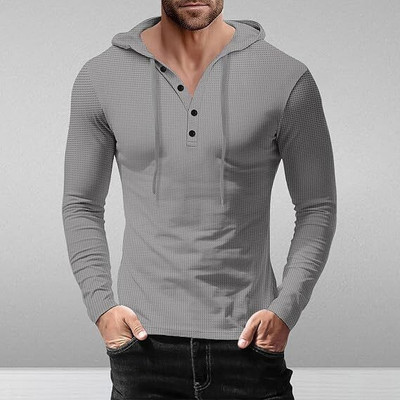 Prachikfashions Self Design Men Hooded Neck Grey, White, Pink, Black T-Shirt