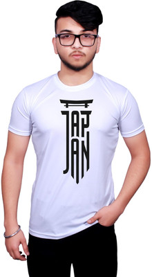 NITYANAND CREATIONS Printed Men Round Neck White T-Shirt