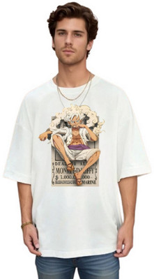 Ericia Graphic Print Men Round Neck White T-Shirt