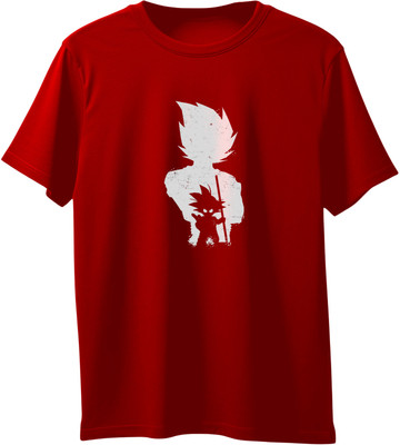 VIRAJ VINTAGE Printed Men Round Neck Red T-Shirt