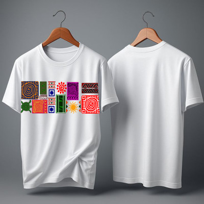 VESNOVHASTRA Printed Men Round Neck White T-Shirt