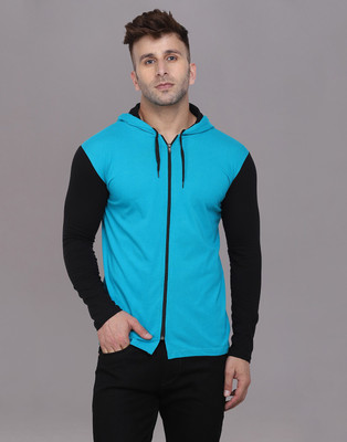 Blisstone Colorblock Men Hooded Neck Multicolor T-Shirt