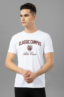 Berlin Printed Men Round Neck White T-Shirt