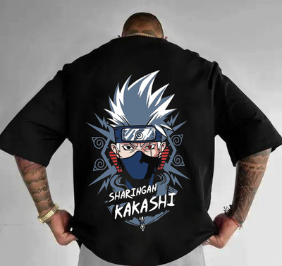 TeeBrozz Printed Men Round Neck Black T-Shirt