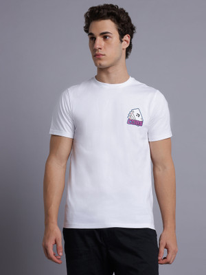 Converse Printed Men Round Neck White T-Shirt