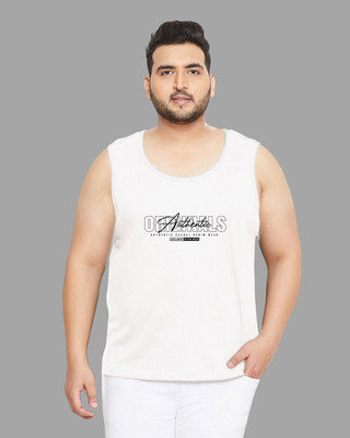 KIXO CLOTHING Printed Men Round Neck White T-Shirt