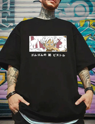 Benny Brooks Graphic Print Men Round Neck Black T-Shirt