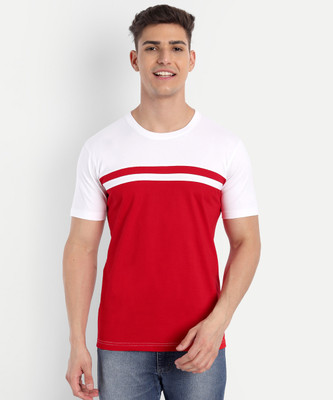 METRONAUT Colorblock Men Round Neck Multicolor T-Shirt