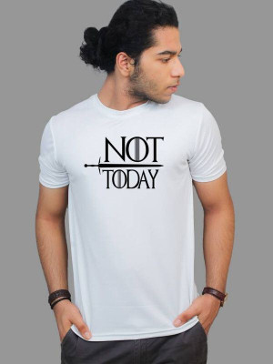 GPGARMENTSS Graphic Print Men Round Neck Blue T-Shirt