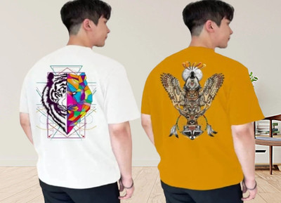 xpecto style Printed Men Crew Neck White T-Shirt