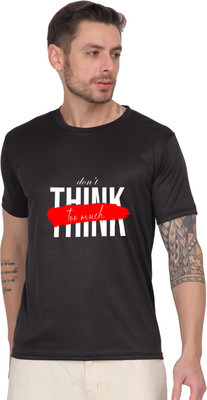 jyoti enterprises Graphic Print Men Round Neck Black T-Shirt