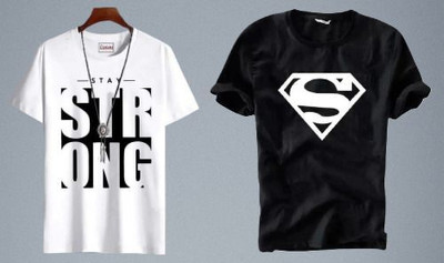 stylesmyth Printed Men Round Neck Multicolor T-Shirt