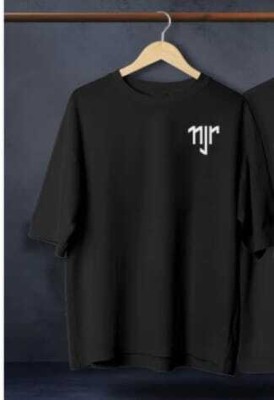 Himgiri International Solid Men Round Neck Reversible Black T-Shirt