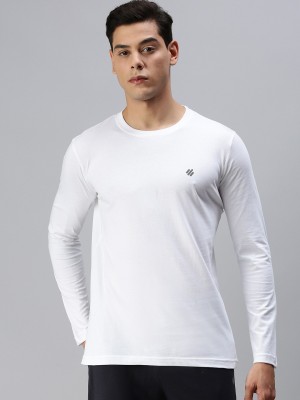 ONN Solid Men Round Neck White T-Shirt