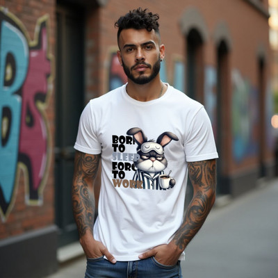 PrintingPixels Printed Men Round Neck Multicolor T-Shirt