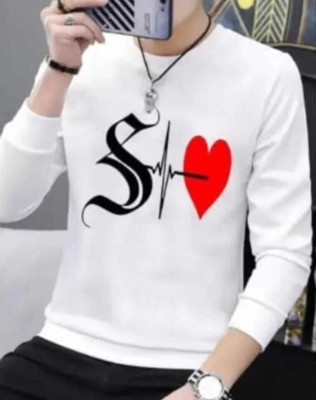 AVA Fashion Typography Men Round Neck White T-Shirt