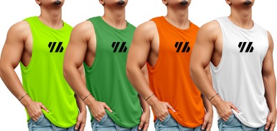 FTX Printed Men Round Neck Multicolor T-Shirt