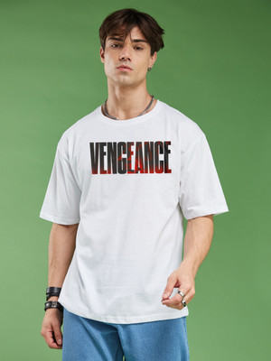Smartees Printed Men Round Neck White T-Shirt