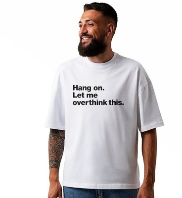 Clori Graphic Print Men Round Neck White T-Shirt
