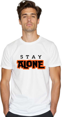 Sharnika Solid Men Round Neck White T-Shirt