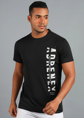Adrenex Printed Men Round Neck Multicolor T-Shirt