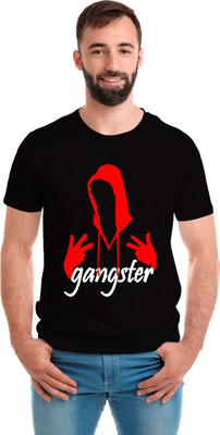 SmarTee Street Printed Men Round Neck Black T-Shirt